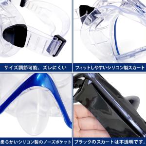 シュノーケル ダイビング2点セット DV-30...の詳細画像2