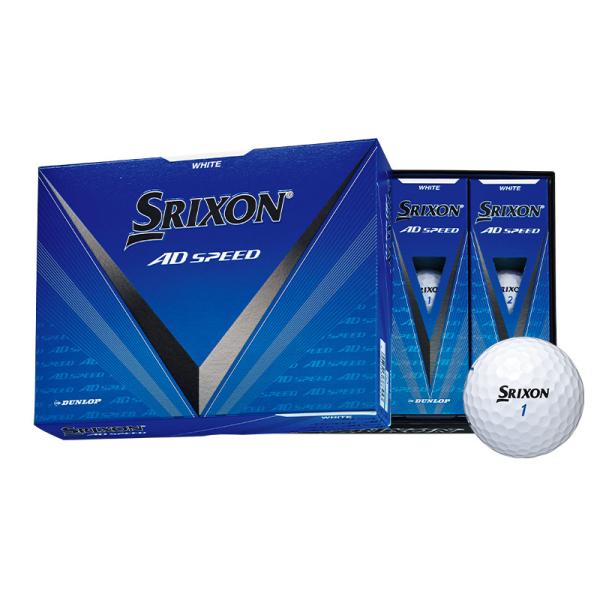 ゴルフボール スリクソン AD SPEED SNADSPEED3WH 12球入×2セット ホワイト ...