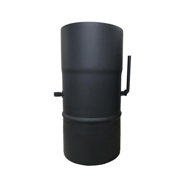 煙突 黒耐熱 スチール製 ダンパー Φ150mm 01X0087A 煙突 ドラフト 減衰 部材 屋根...