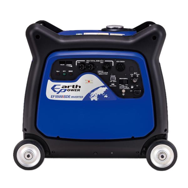 発電機 インバーター発電機 EF5500iSDE INVERTER 定格出力 5.5kVA 重量 9...