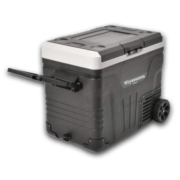 ポータブル冷蔵庫 AC/DC 車載兼用 ポータブル冷凍冷蔵庫 Hiyasuzou 50L PRF-5...