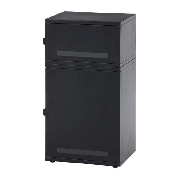 宅配ボックス スチール宅配ボックス Luca BK 85809 ブラック 2段 宅配BOX 置き配 ...