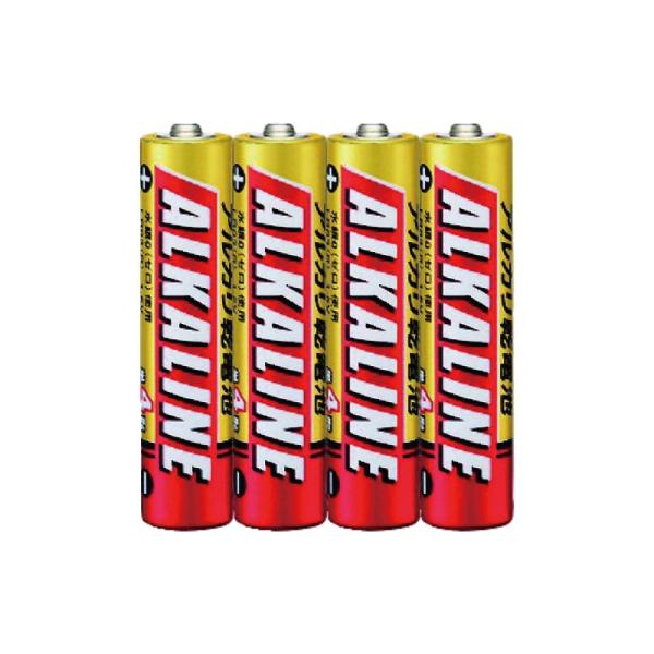 乾電池 アルカリ乾電池 単4 LR03R/4S 4本入×10セット 災害 避難所 停電 懐中電灯 ラ...