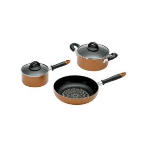 フライパン 鍋 3点セット 片手鍋 両手鍋 IH対応 ダイヤモンド