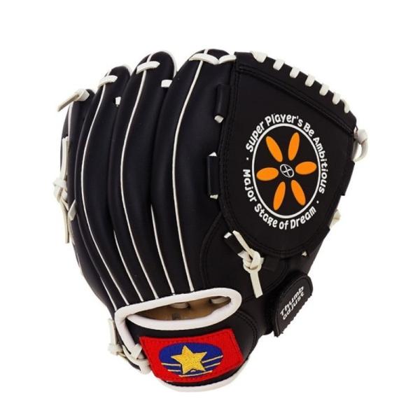 グラブ メジャックス キッズグローブ ブラック BG80-47 グローブ 野球 練習 部活動 少年 ...