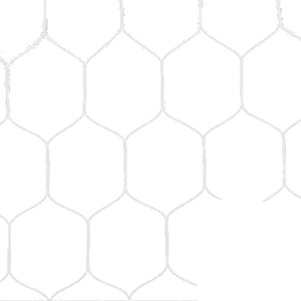 ジュニアサッカーゴールネット 亀甲タイプ 2枚1組 J101 EKE364 球技 ネット 白 ポリエ...