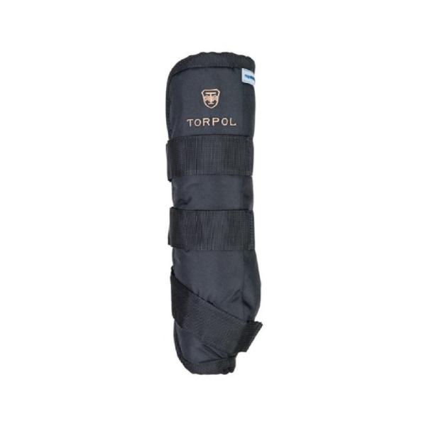 プロテクター トルポル ネルソンマグネット 厩舎用ブーツ 前肢用 TP340 黒 馬術 乗馬 馬 ポ...