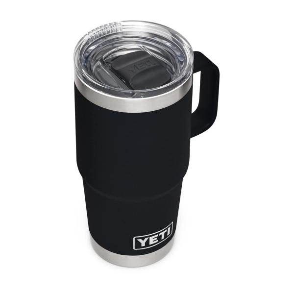 YETI Rambler 20オンス トラベルマグ ストロングホールド蓋付き 真空断熱 ステンレス製...