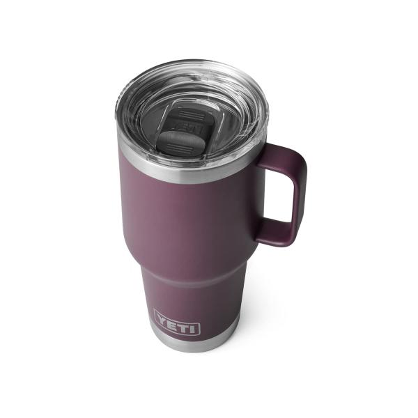 YETI Rambler 30オンス トラベルマグ ストロングホールド蓋付き 真空断熱 ステンレス製...