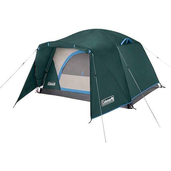 Coleman Skydome Camping Tent with Full-Fly Weather...