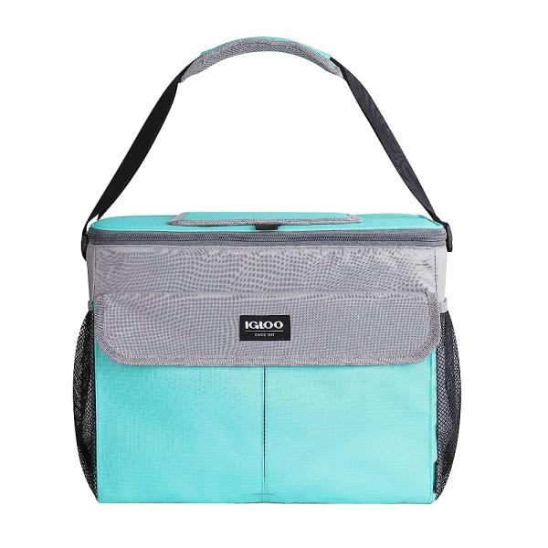 IGLOO HLC ULTRA 24-CAN COOLER- AQUA/GREY