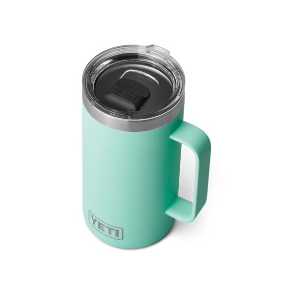 YETI Rambler 24オンス マグカップ マグスライダー蓋付き 真空断熱 ステンレス製、シー...