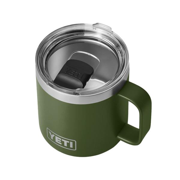 YETI Rambler 14オンス マグカップ マグスライダー蓋付き 真空断熱 ステンレス製、ハイ...