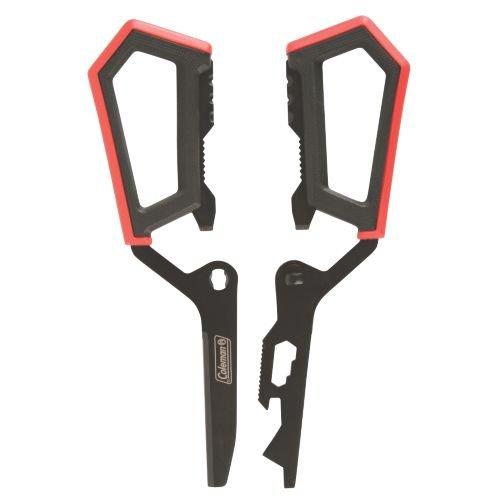 COLEMAN RUGGED MULTI-USE SCISSORS , BLACK &amp; RED