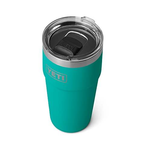 YETI Rambler 16オンス スタッカブルパイント マグスライダー蓋付き 真空断熱 ステンレ...