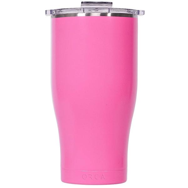 ORCA CHASER CUP, PINK/CLEAR, 27 OZ