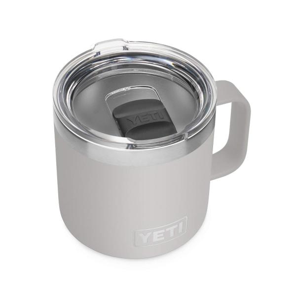 YETI Rambler 14オンス マグカップ マグスライダー蓋付き 真空断熱 ステンレス製、グラ...