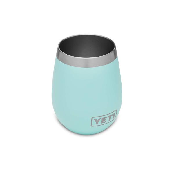 YETI Rambler 10オンス ワインタンブラー 真空断熱 ステンレス製、シーフォーム