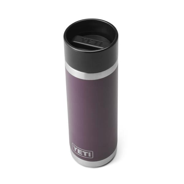 YETI Rambler 18オンス ボトル キャップ付き 真空断熱 ステンレス製、ノルディックパー...