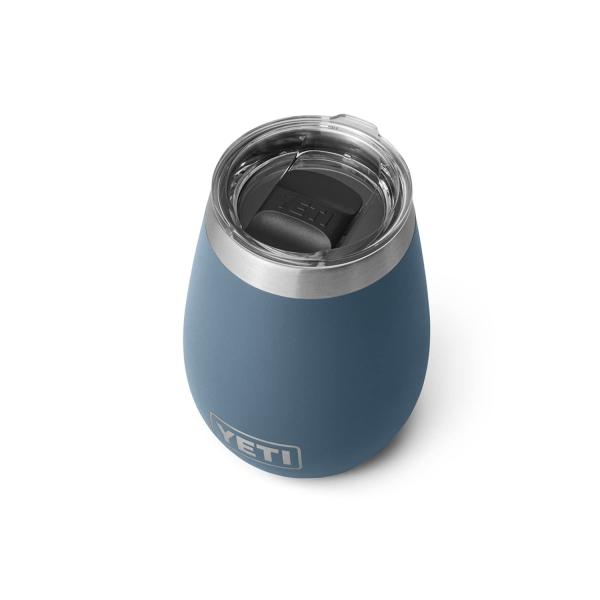 YETI Rambler 10オンス ワインタンブラー マグスライダー蓋付き 真空断熱 ステンレス製...