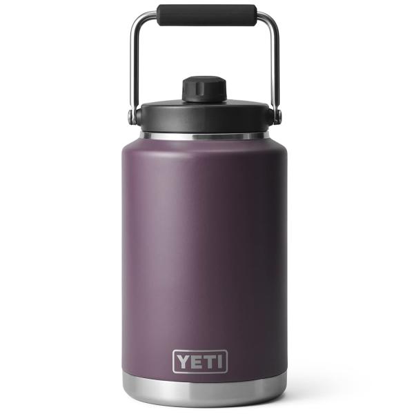 YETI Rambler 1ガロン ジャグ マグキャップ付き 真空断熱 ステンレス製、ノルディックパ...