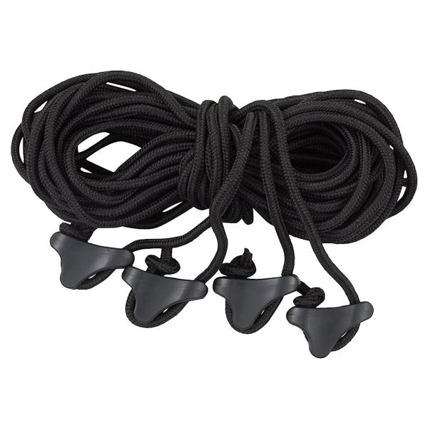 ALPS MOUNTAINEERING TENT GUY ROPES, SET OF 4 (BLAC...