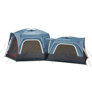 Coleman 3-Person & 6-Person Connectable Tent Bundle Connecting Tent System with Fast Pitch Setup, Set of 2, Blue｜usdirectmax