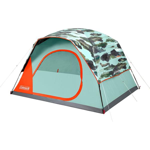 Coleman Skydome Camping Tent6-Person Watercolor Se...
