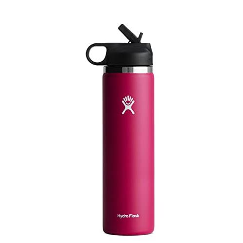 HYDRO FLASK 24 OZ WIDE MOUTH STRAW LID SNAPPER