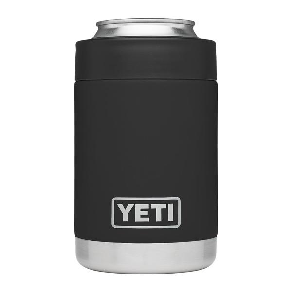 YETI Rambler 12オンス コルスター 缶クーラー:YETI 真空断熱 ステンレス製、ブラ...