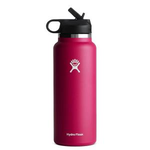 HYDRO FLASK 40 OZ WIDE MOUTH STRAW LID SNAPPER