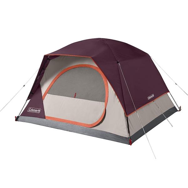 COLEMAN SKYDOME CAMPING TENT | 4 PERSON, BLACKBERR...