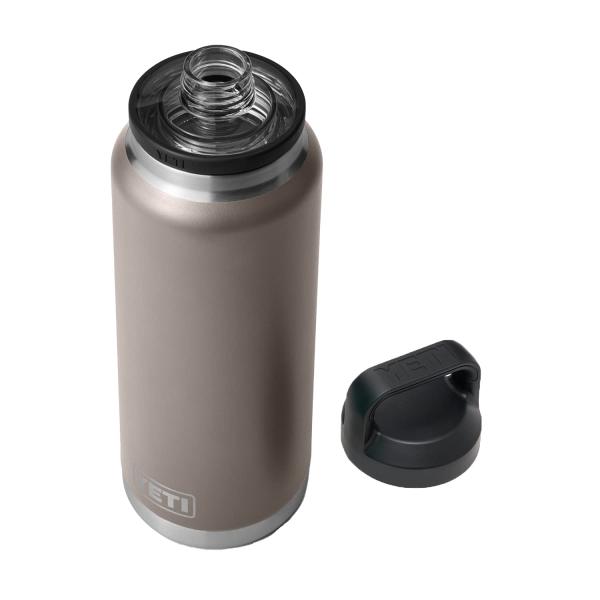 YETI Rambler 36オンス ボトル キャップ付き 真空断熱 ステンレス製、シャープテイルト...