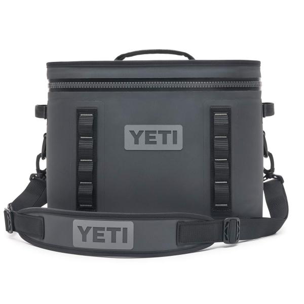 YETI Hopper Flip 18 ポータブルソフトクーラー:YETI、チャコール