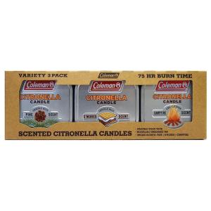 COLEMAN SCENTED TIN CITRONELLA CANDLE - 3 PACK, S'...
