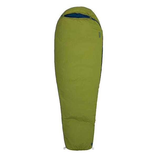 MARMOT VOYAGER 55 MUMMY SLEEPING BAG, CILANTRO, RE...