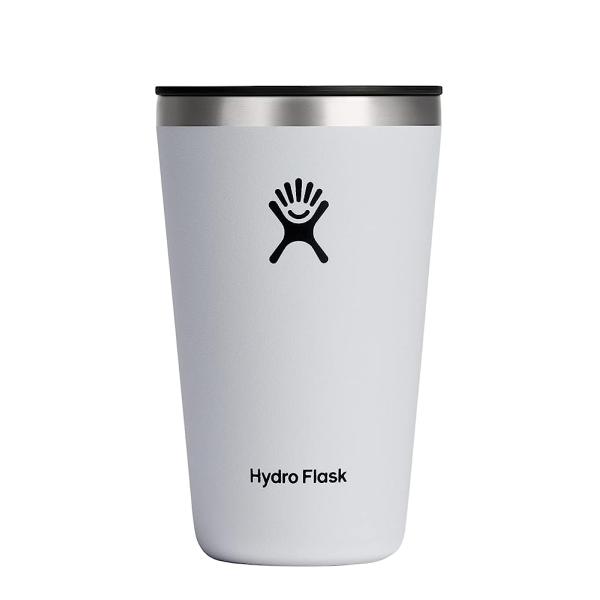 HYDRO FLASK 16 OZ ALL AROUND TUMBLER WHITE