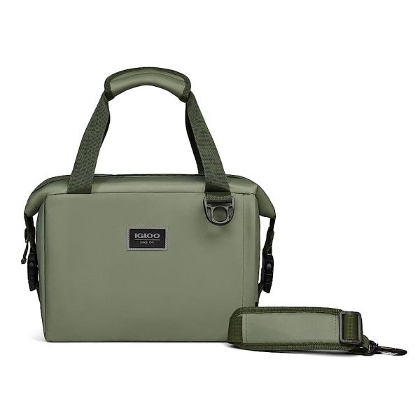 IGLOO SOUTH COAST OIL GREEN SNAPDOWN 14-CAN BAG