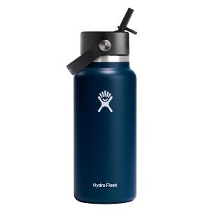 HYDRO FLASK 32 OZ WIDE FLEX STRAW CAP INDIGO