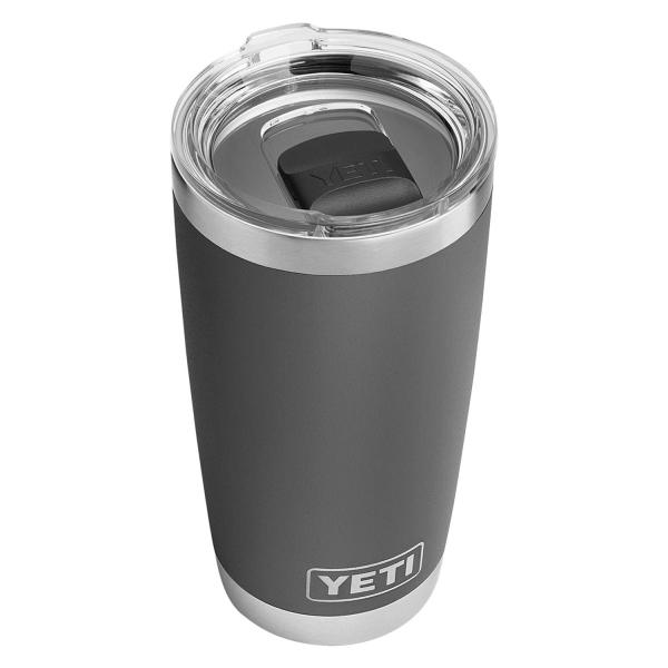 YETI Rambler 20オンス タンブラー マグスライダー蓋付き 真空断熱 ステンレス製、チャ...