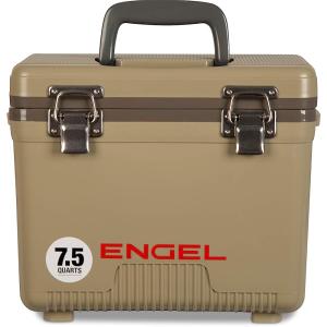 ENGEL UC7 7.5QT LEAK-PROOF, AIR TIGHT, DRYBOX COOLER AND SMALL HARD SHELL LUNCHBOX FOR MEN AND WOMEN IN TAN｜usdirectmax