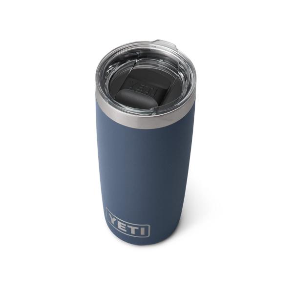 YETI Rambler 10オンス タンブラー マグスライダー蓋付き 真空断熱 ステンレス製、ネイ...