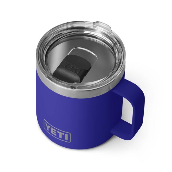 YETI Rambler 14オンス マグカップ マグスライダー蓋付き 真空断熱 ステンレス製、オフ...