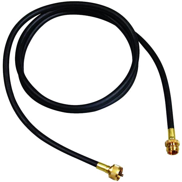 COLEMAN HIGH-PRESSURE PROPANE HOSE, 8 FEET , BLACK