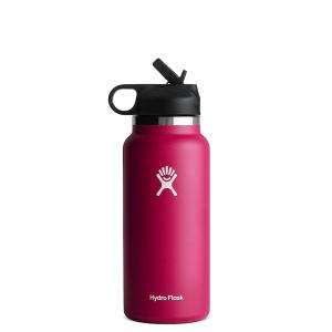 HYDRO FLASK 32 OZ WIDE MOUTH STRAW LID SNAPPER