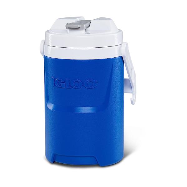 IGLOO BLUE 1/2 GALLON SPORTS JUG WITH HOOKS