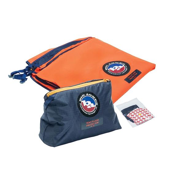 BIG AGNES TENT FLOOR PROTECTOR, ORANGE/NAVY, 90X90