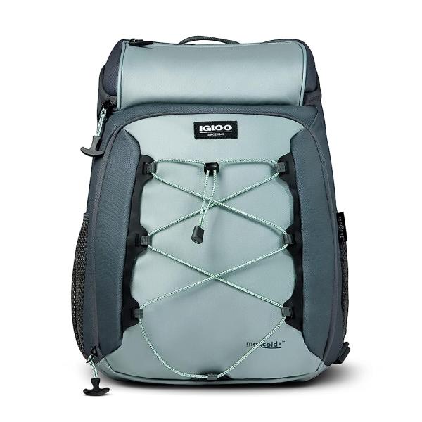IGLOO GRAY SNAPDOWN 18 CAN SOFTSIDE BACKPACK