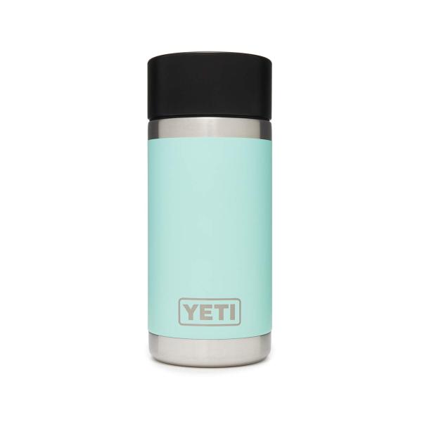 YETI Rambler 12オンス ボトル キャップ付き 真空断熱 ステンレス製、シーフォーム