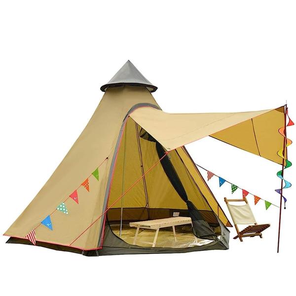 VIDALIDO 12'X10'X8'DOME CAMPING TENT 5-6 PERSON 4 ...